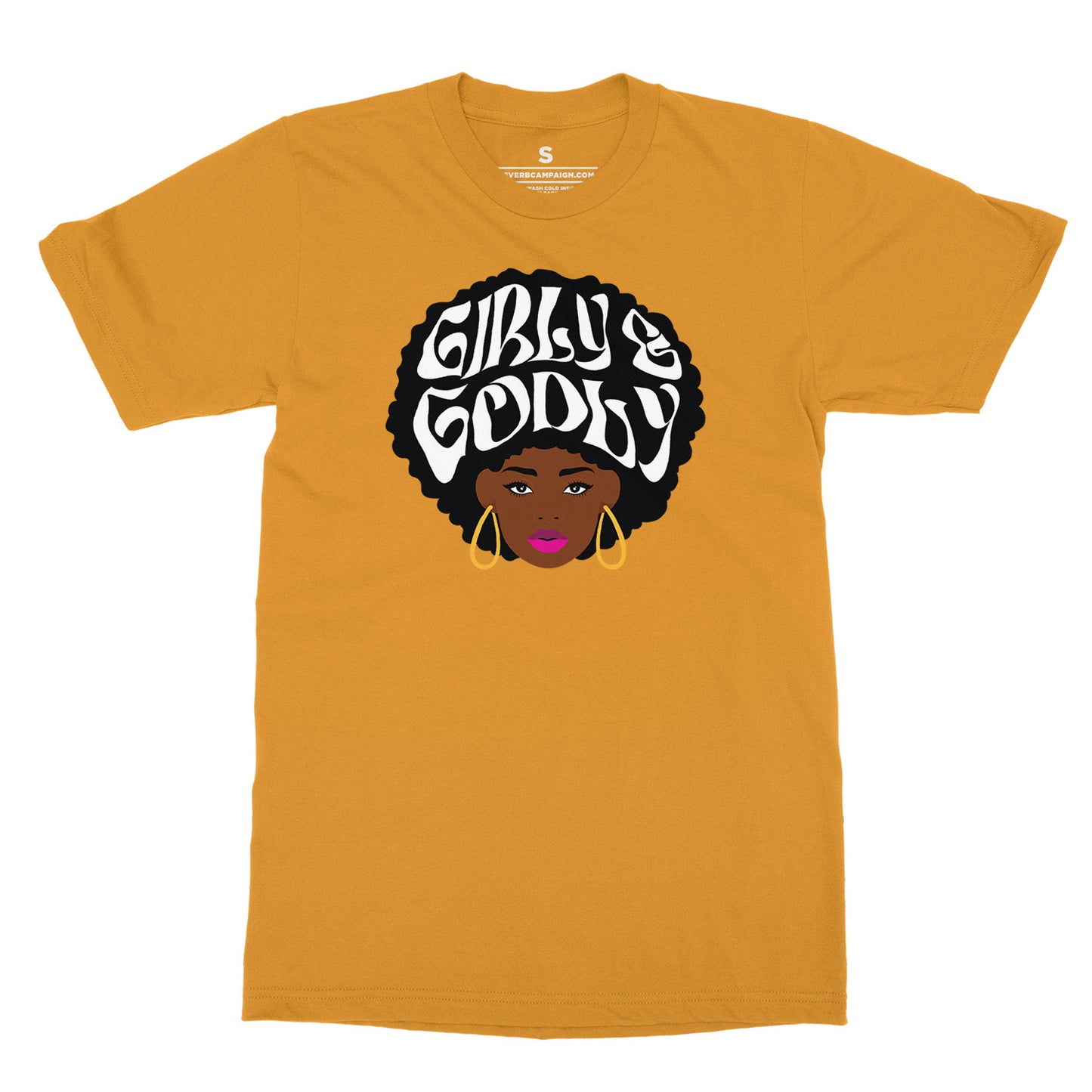 Girly & Godly Afro Hair T-Shirt
