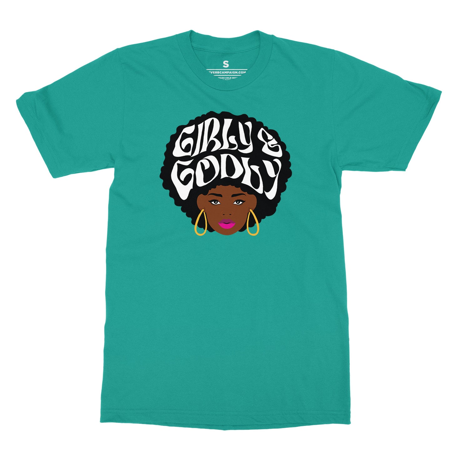 Girly & Godly Afro Hair T-Shirt