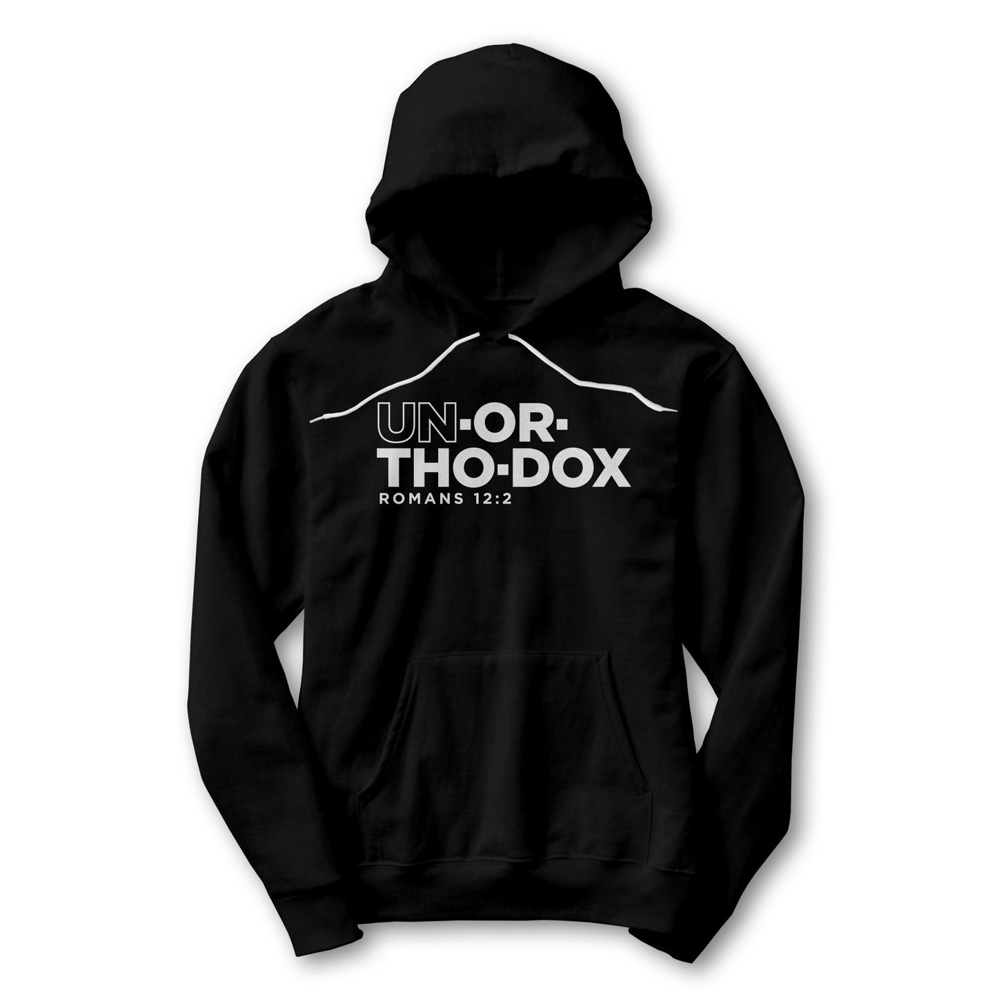 Unorthodox Romans 12:2 Fleece Hoodie