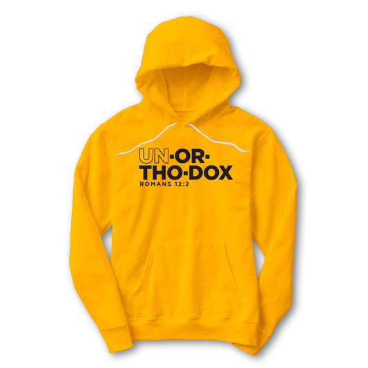 Unorthodox Romans 12:2 Fleece Hoodie