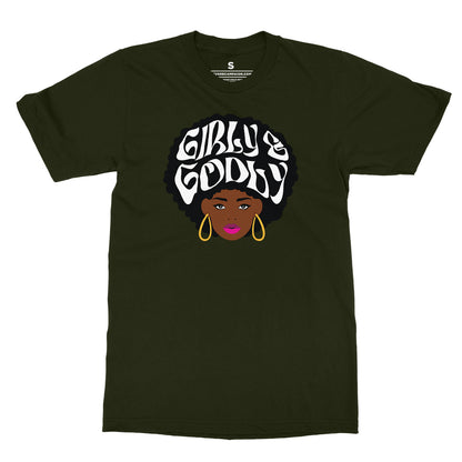 Girly & Godly Afro Hair T-Shirt