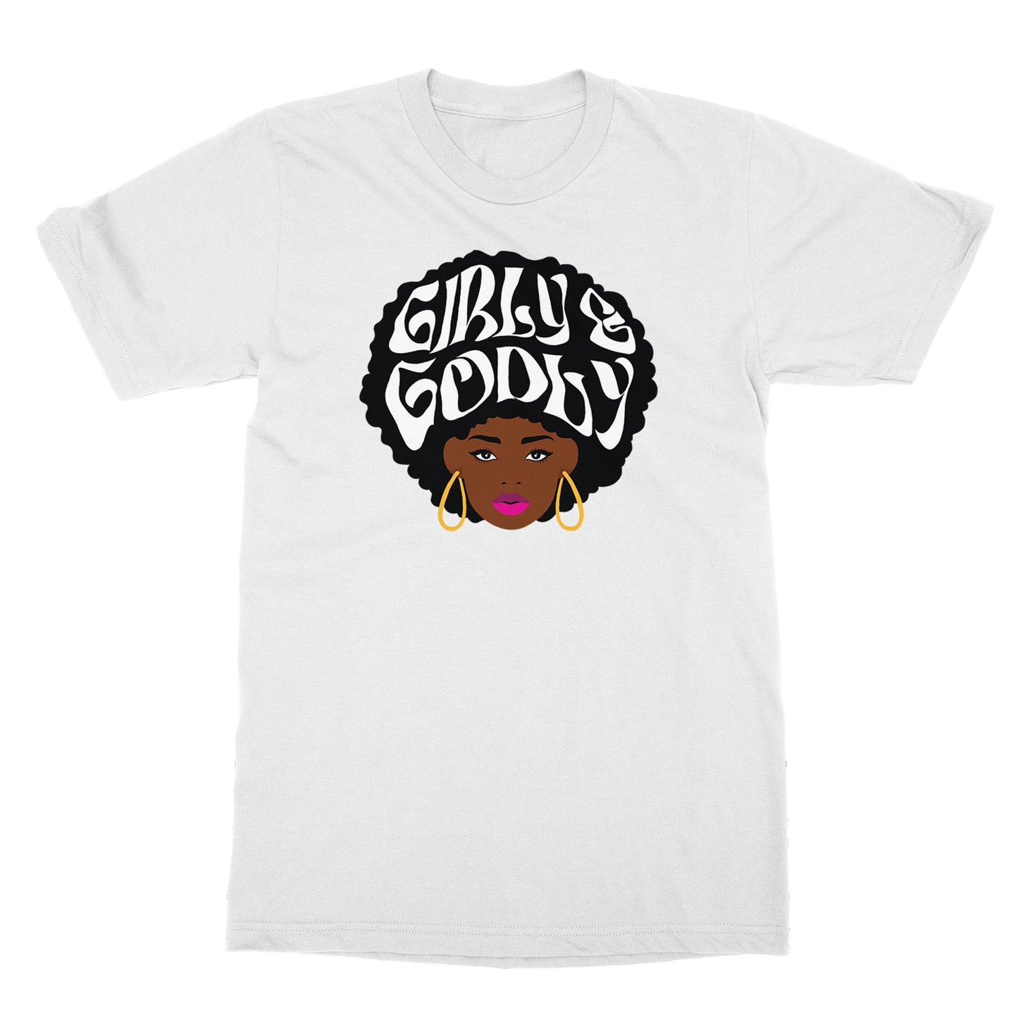 Girly & Godly Afro Hair T-Shirt